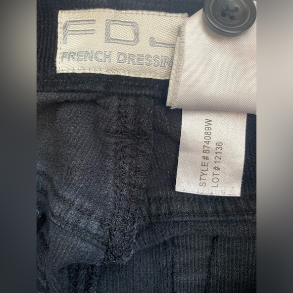VTG French Connection Black Corduroy Pants - Picture 6 of 11